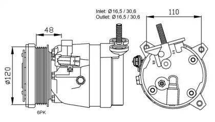 Компрессор NRF 32678G