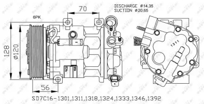 Компрессор NRF 32682G