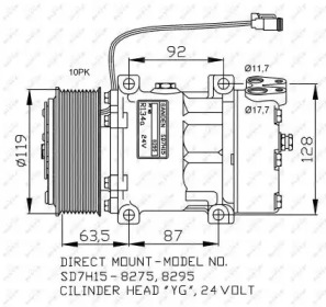 Компрессор NRF 32705G