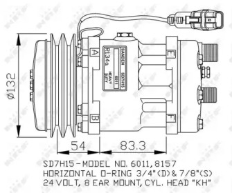 Компрессор NRF 32708G