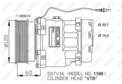 Компрессор NRF 32711G