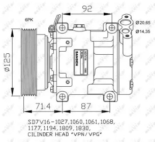 Компрессор NRF 32742G