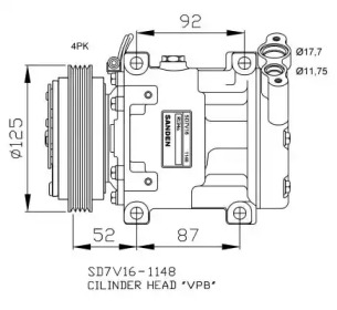 Компрессор NRF 32743G