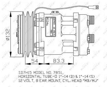 Компрессор NRF 32757G