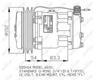 Компрессор NRF 32763G