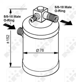 Осушитель NRF 33048