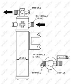 Осушитель, кондиционер NRF 33294