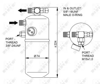 Осушитель NRF 33340