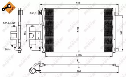 Конденсатор NRF 350042