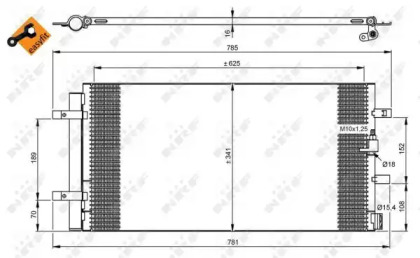 Конденсатор NRF 350046