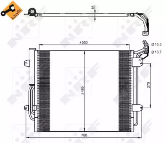 Конденсатор NRF 350054