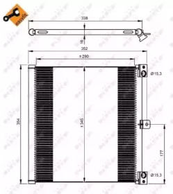 Конденсатор, кондиционер NRF 350203