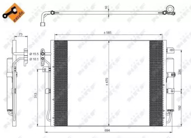 Конденсатор NRF 350217