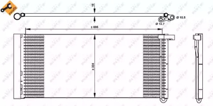 Конденсатор, кондиционер NRF 350331