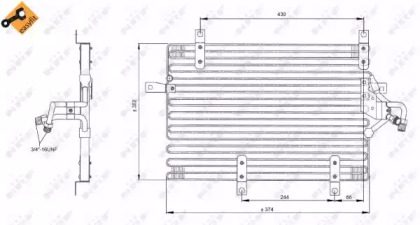 Конденсатор, кондиционер NRF 35052