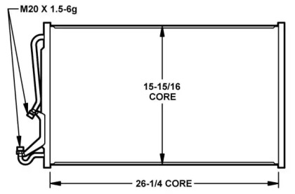 Конденсатор, кондиционер NRF 35155