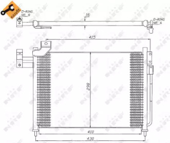 Конденсатор, кондиционер NRF 35388