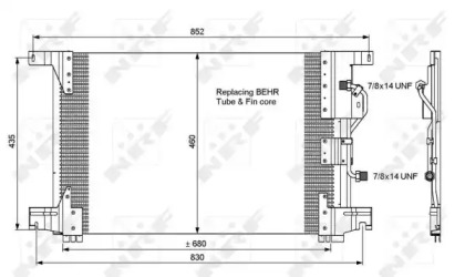 Конденсатор, кондиционер NRF 35772