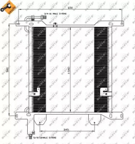 Конденсатор, кондиционер NRF 35837