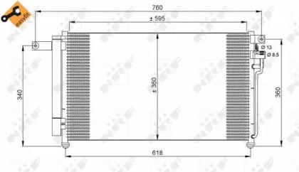 Конденсатор NRF 35851