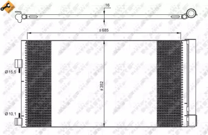 Конденсатор, кондиционер NRF 35890