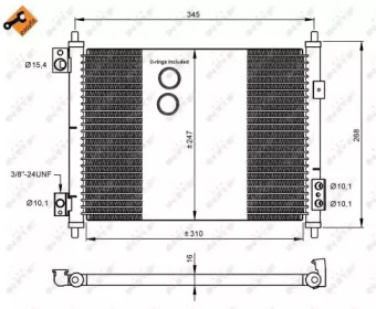 Конденсатор, кондиционер NRF 35926