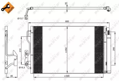 Конденсатор, кондиционер NRF 35970