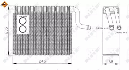 Испаритель, кондиционер NRF 36050