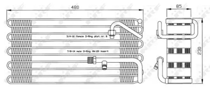 Испаритель NRF 36105