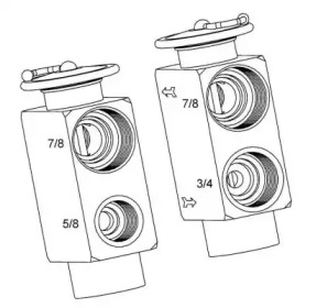 Расширительный клапан, кондиционер NRF 38394