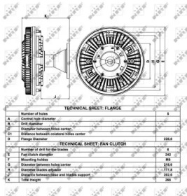 Сцепление NRF 49015