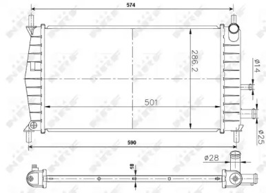 Теплообменник NRF 50131A