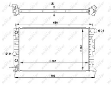 Теплообменник NRF 50219A