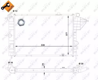 Теплообменник NRF 503508