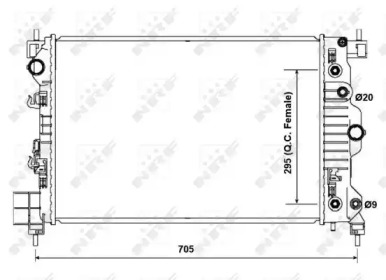 Теплообменник NRF 50476