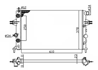 Теплообменник NRF 50562A