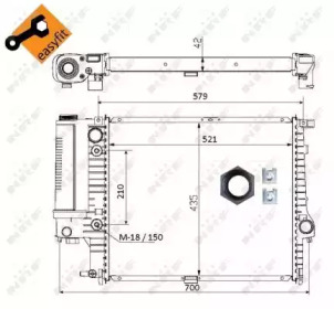 Теплообменник NRF 50564