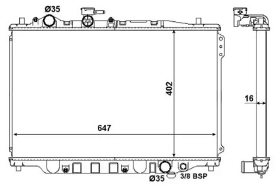 Теплообменник NRF 506514