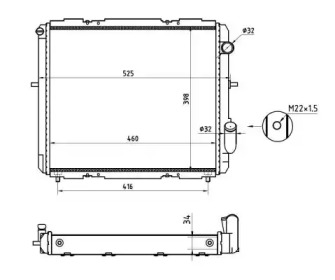 Теплообменник NRF 507345A