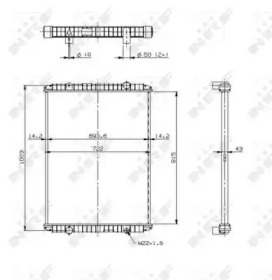 Теплообменник NRF 509707