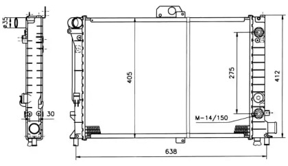 Теплообменник NRF 514141