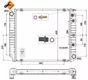 Теплообменник NRF 514782