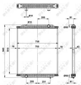 Теплообменник NRF 519563