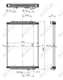 Теплообменник NRF 519564