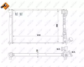 Теплообменник NRF 519602