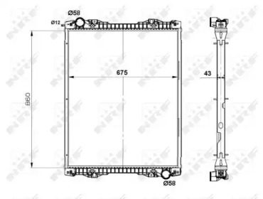 Теплообменник NRF 519743