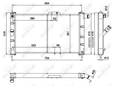 Теплообменник NRF 52055