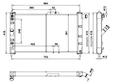 Теплообменник NRF 52056