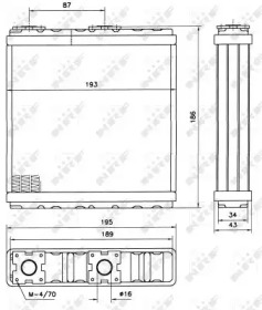 Теплообменник NRF 52098