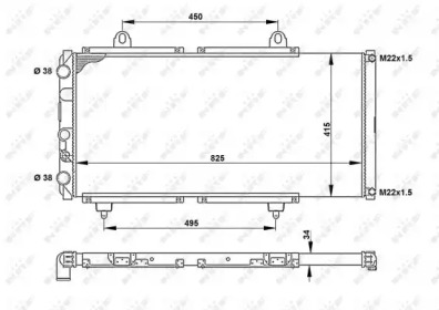 Теплообменник NRF 52152